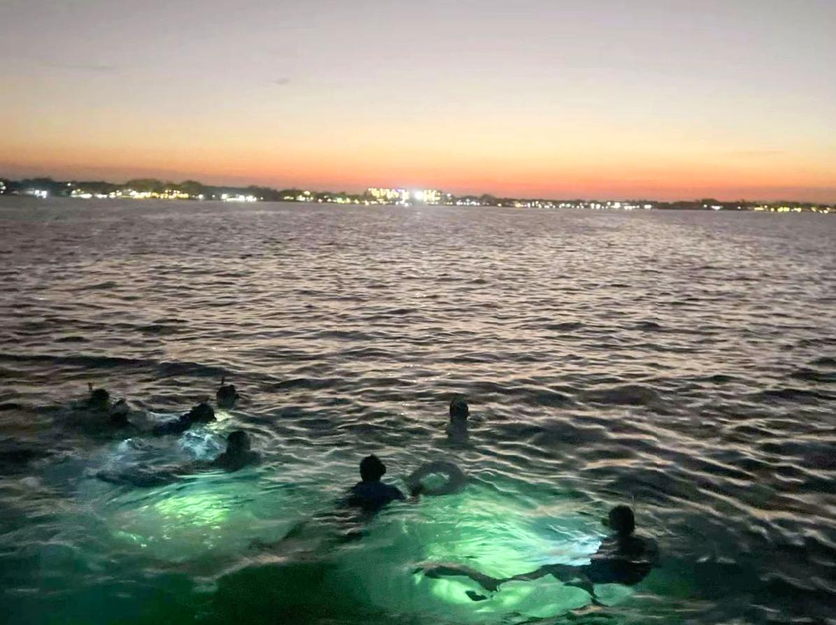 Experience a Nighttime Snorkeling Adventure in the Ocean